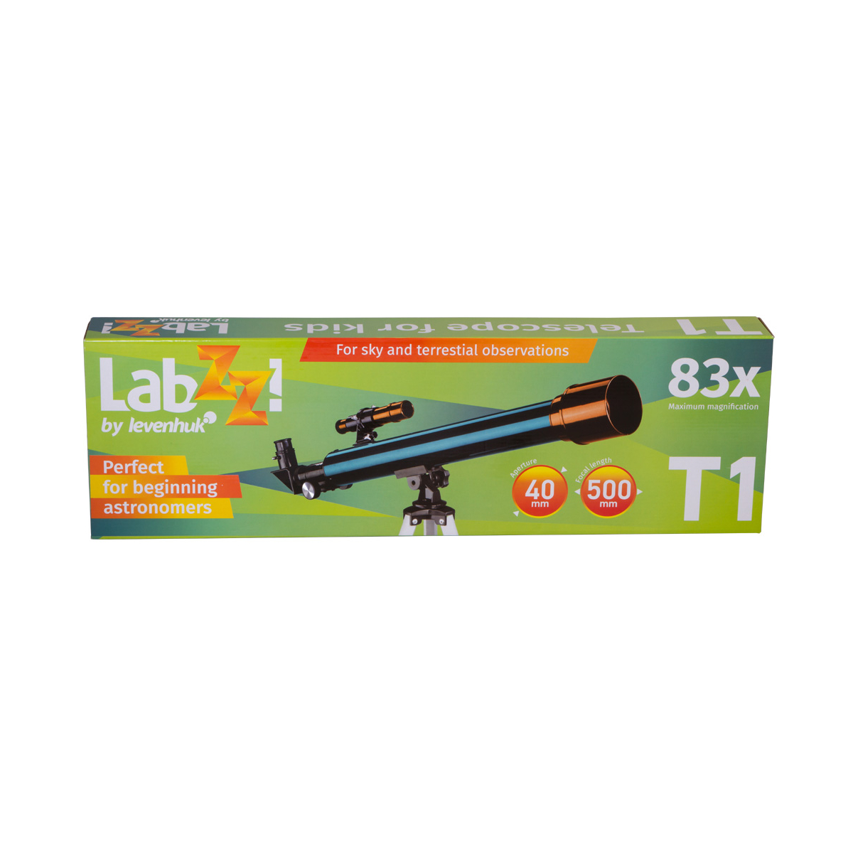 Télescope Levenhuk T1 couleur unique, LABZZ