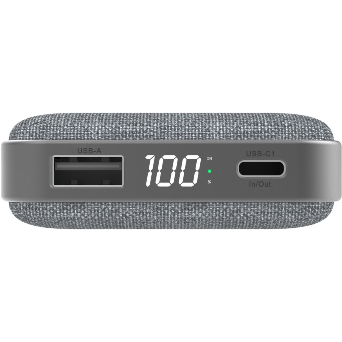 Pack Powerbank+Chargeur 30W+USB-C-Lightning couleur unique, ADEQWAT