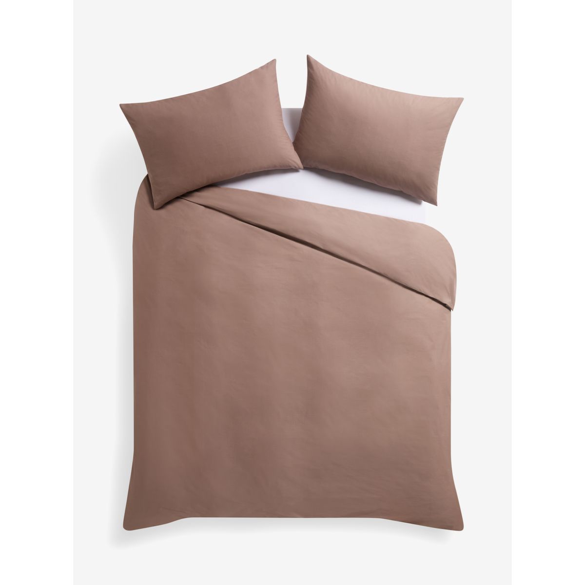 Parure de lit en coton majoritaire naturel foncé, NEXT