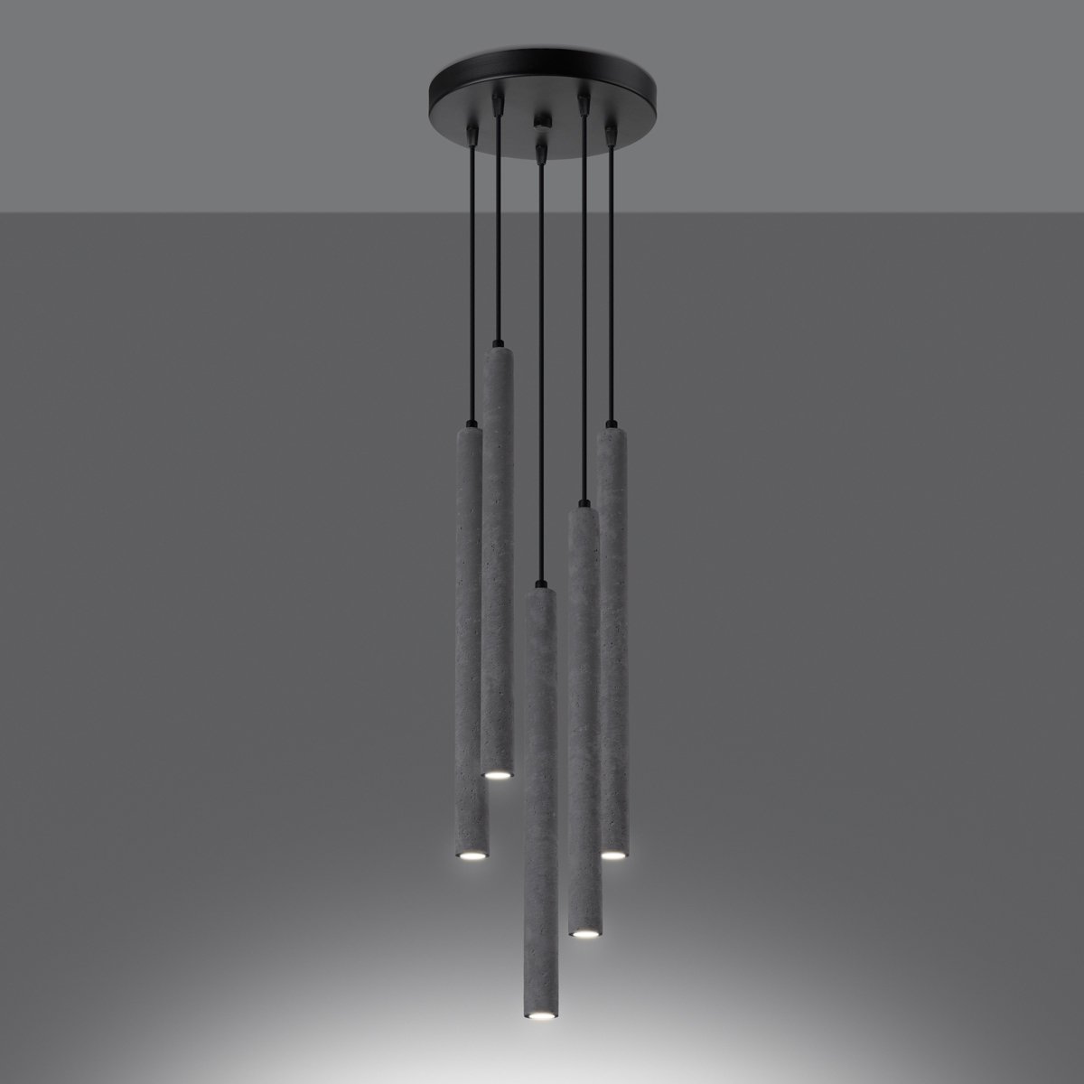 Suspension Béton Gris G9 5 Pastelo gris, EDEN
