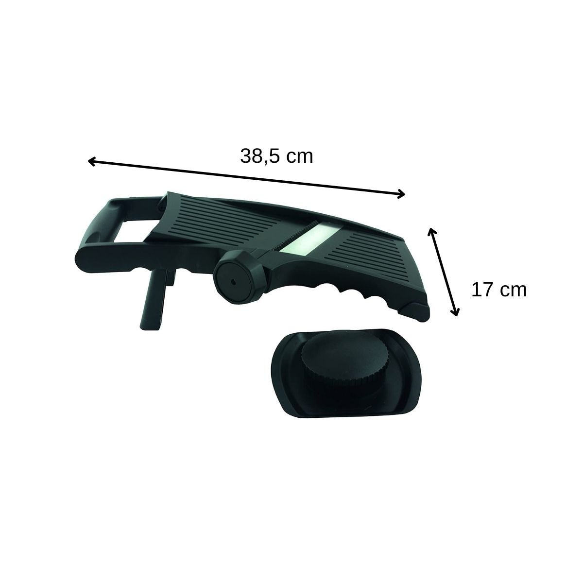 Set de 2 mandolines professionnelles en inox HANDMADE TRADITION noir|inox, FACKELMANN