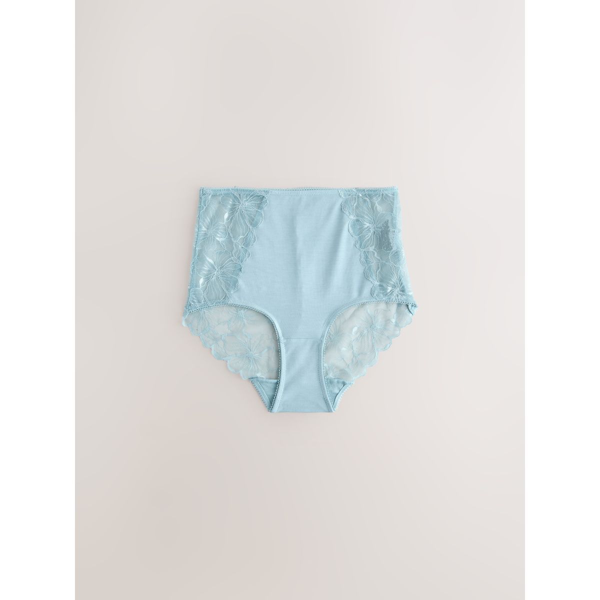 Culotte en dentelle et modal, lot de 5 nude chocolat/baies/bleu/rose pastel, NEXT