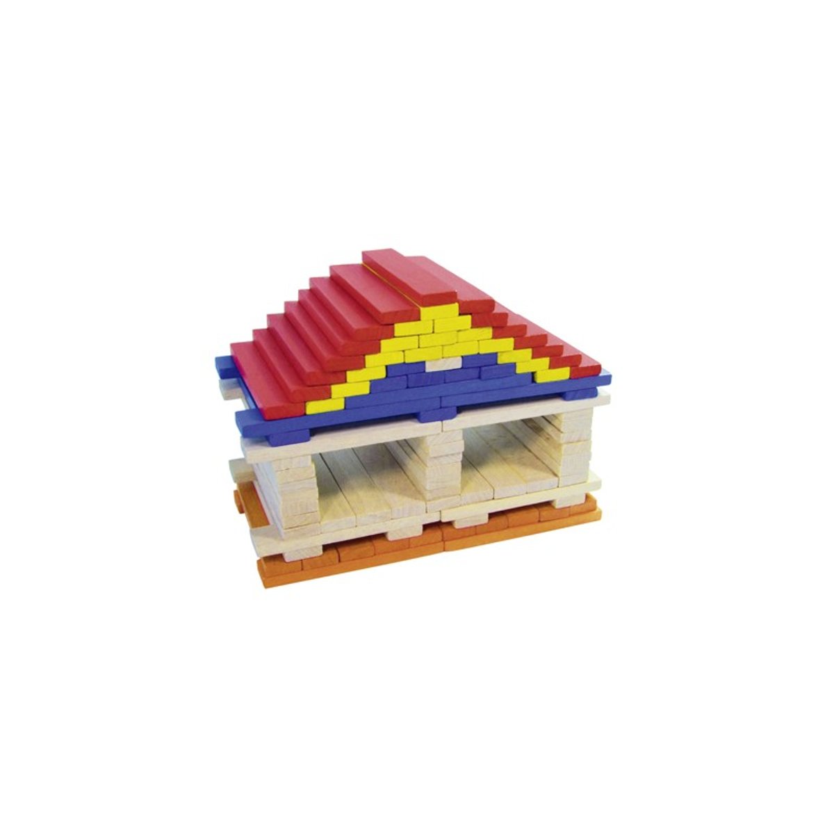 Batibloc couleur 100 planchettes rouge, VILAC