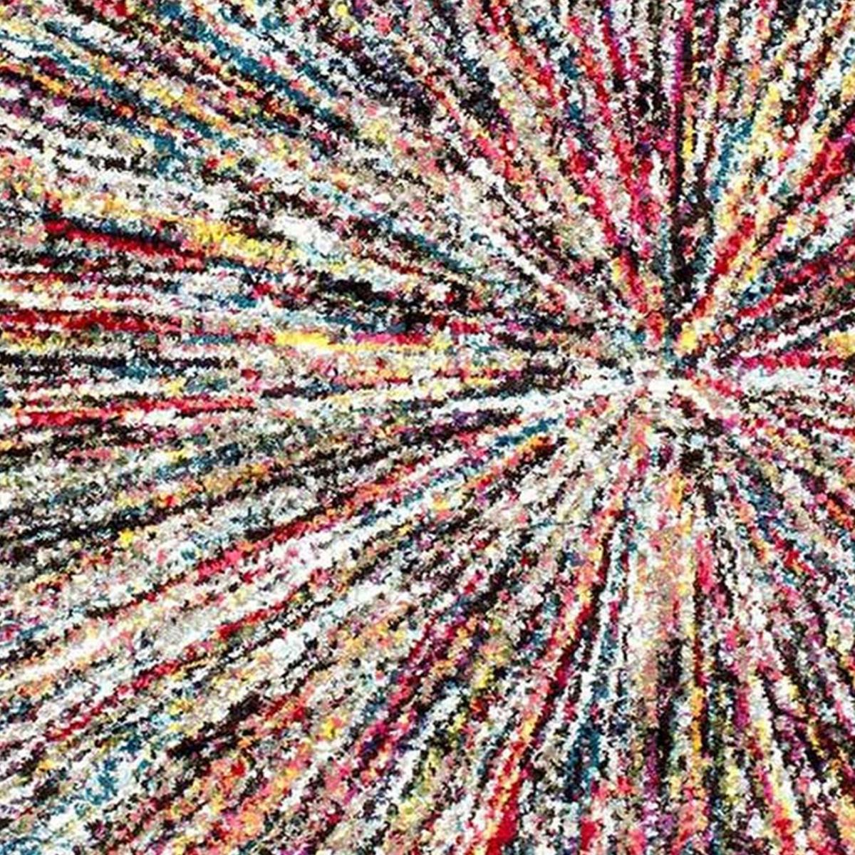 Tapis salon et chambre tissé motif ethnique LYN6 IMPACT multicolore, UN AMOUR DE TAPIS