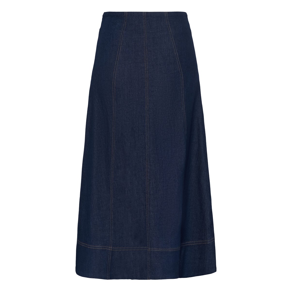 Jupe en jean bleu unwashed blue denim, KAFFE