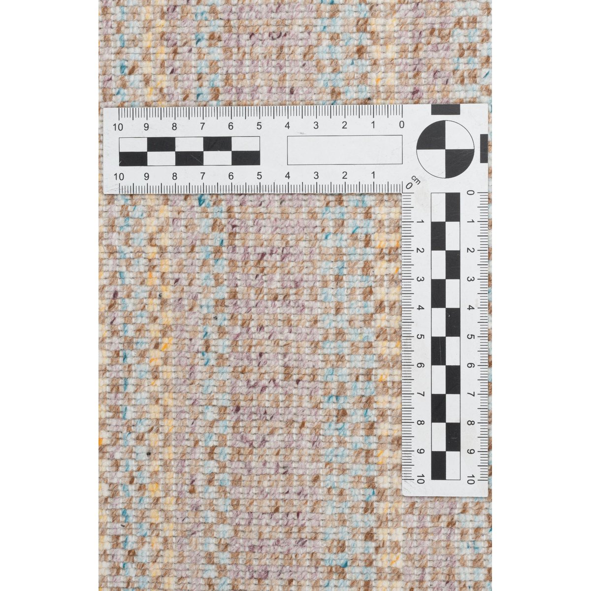 Tapis MYSORE, tufté main, 100% viscose, plat orange multicore, THEKO