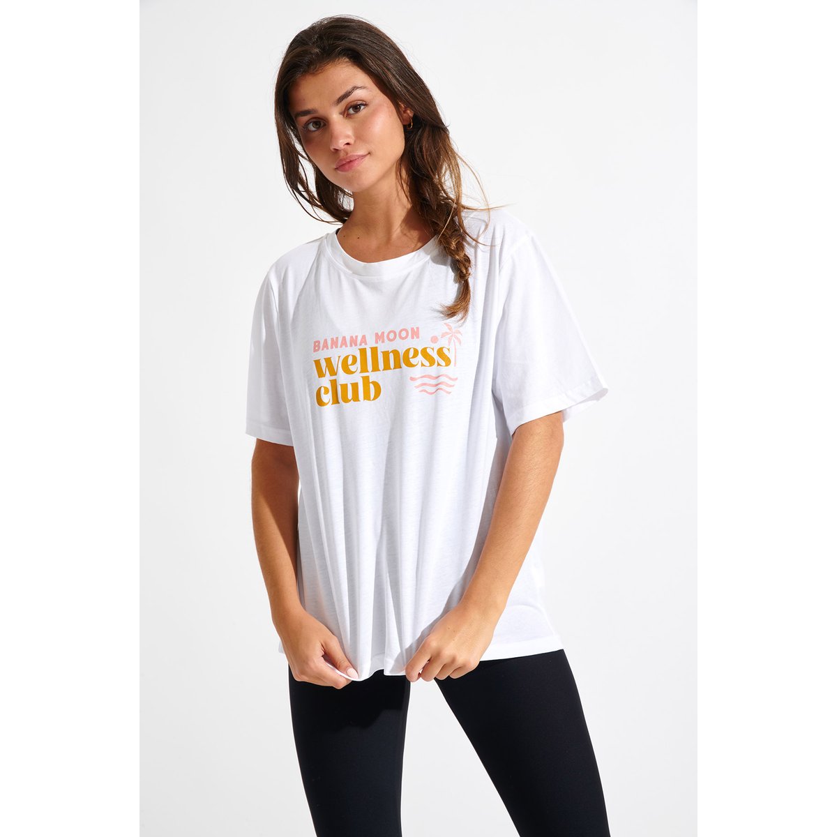 Tshirt Acelo - WELLTUNE blanc, BANANA MOON