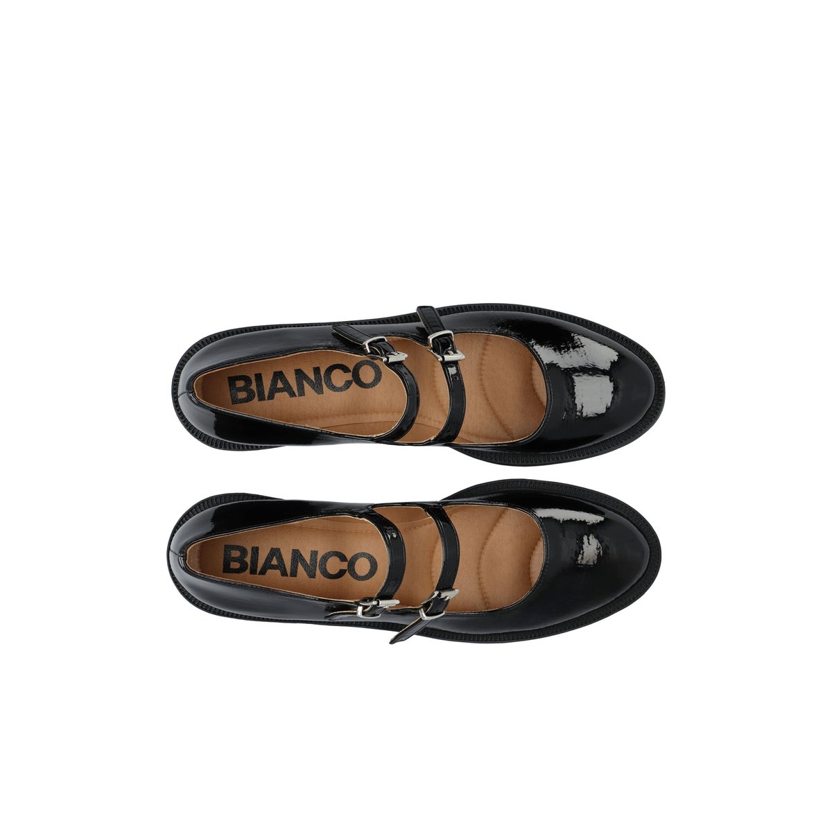Chaussures Mary Jane noir - blackpatent, BIANCO