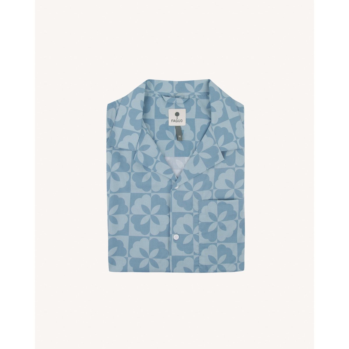 Chemise PAIOLIVE bleu moyen, FAGUO