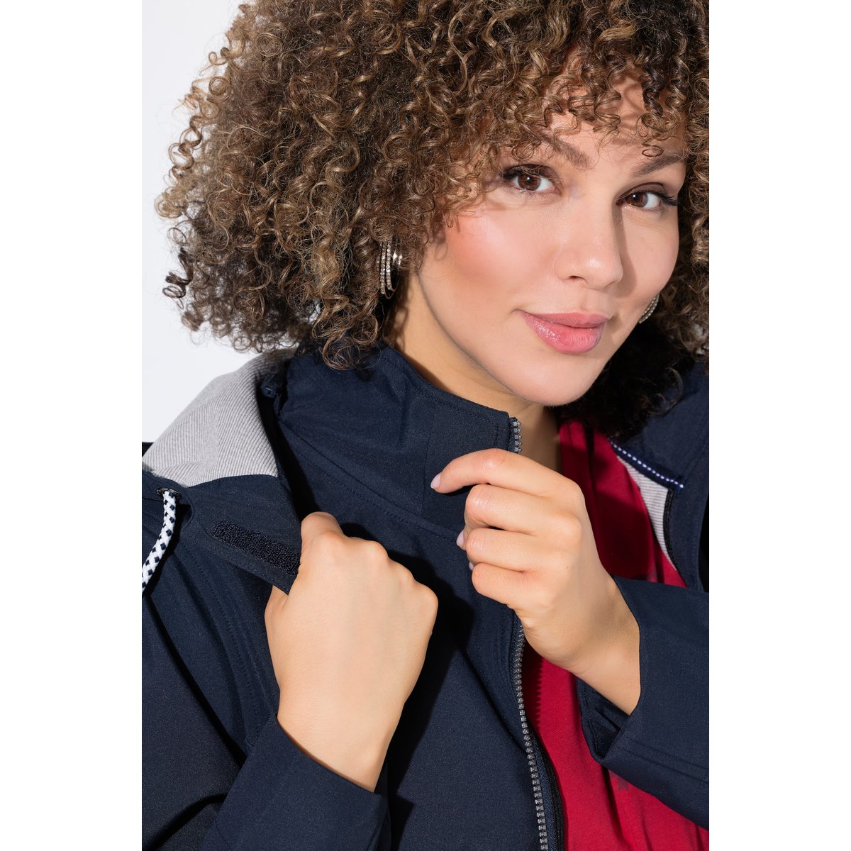 Veste softshell HYPRAR, matière déperlante marine, ULLA POPKEN