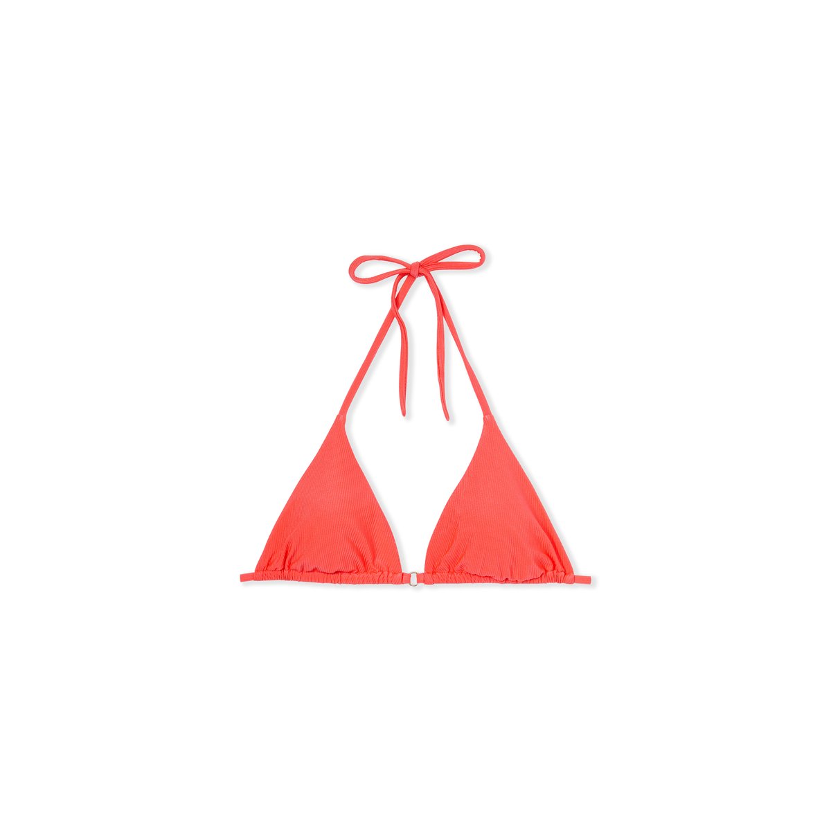 Haut de maillot de bain triangle satiné AGULLA corail, ETAM