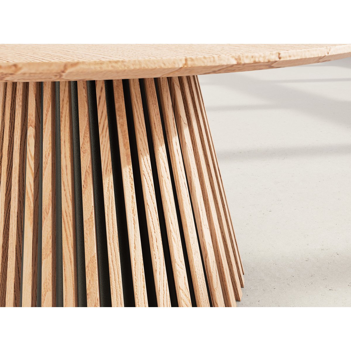 Table basse ronde, FREYA bois, BEST MOBILIER