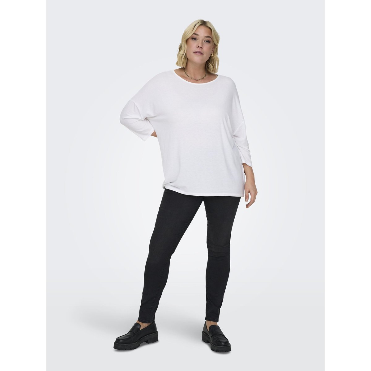 Jean Skinny washed black, ONLY CARMAKOMA