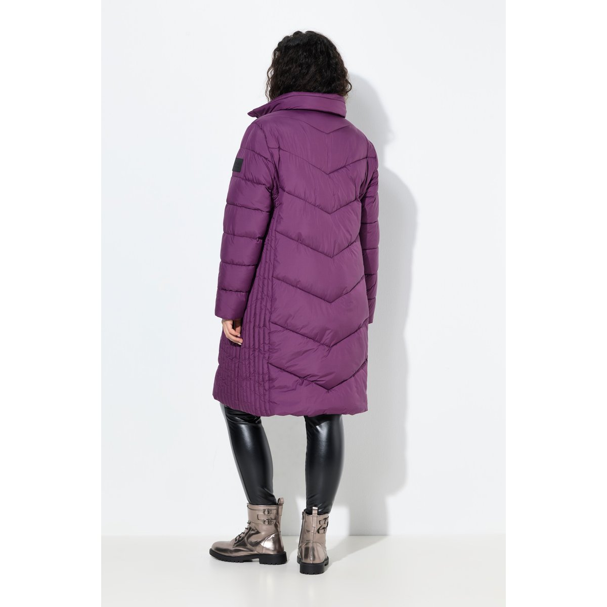 Veste matelassée HYPRAR avec col montant prune, ULLA POPKEN