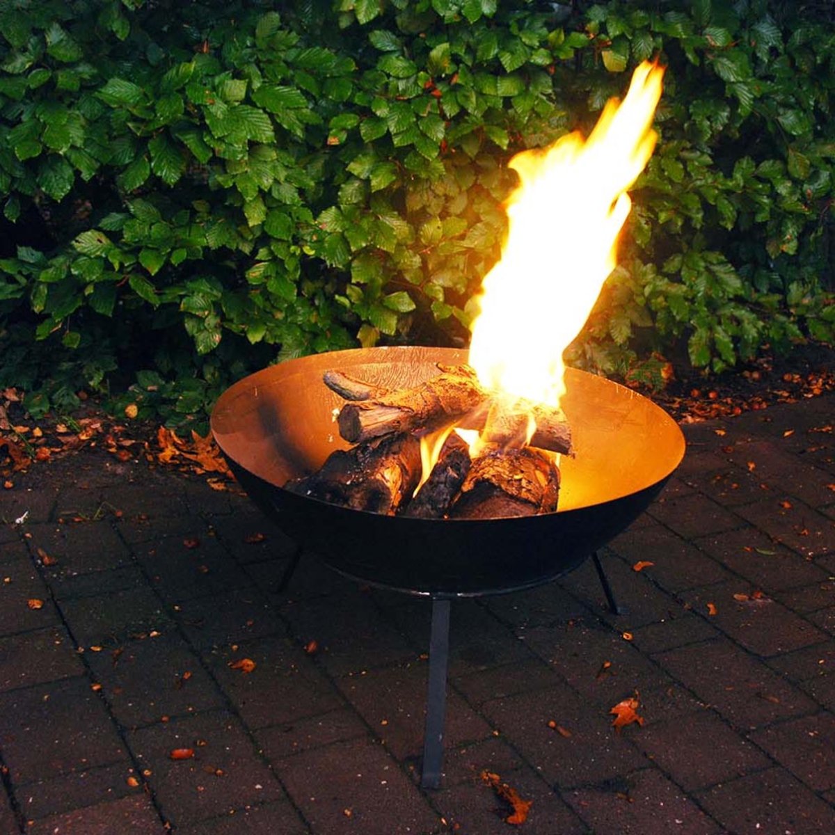 Brasero rond en métal sur pied 59 x 28 cm 6777, FANCY FLAMES