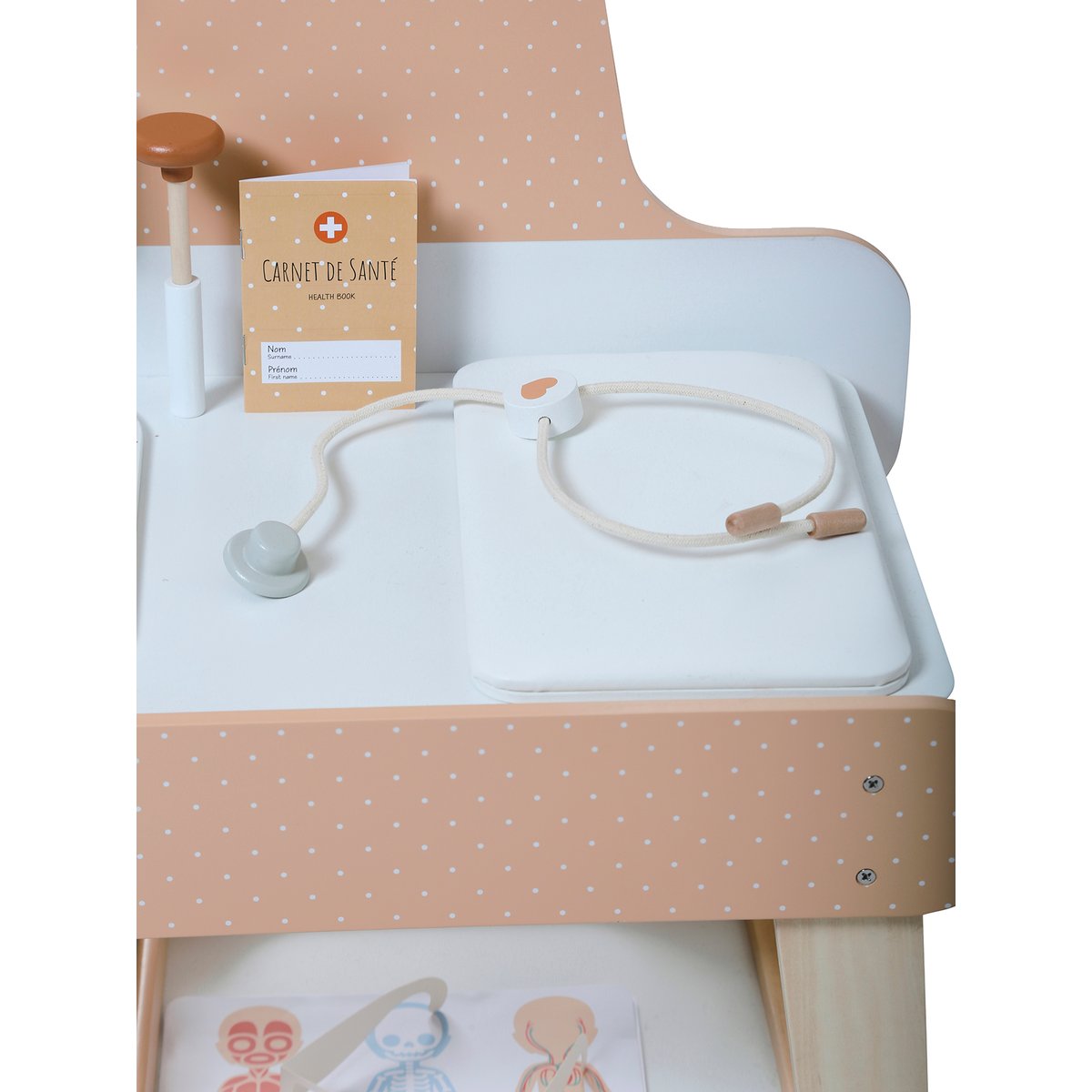 Cabinet de pédiatre en bois blanc, VERTBAUDET
