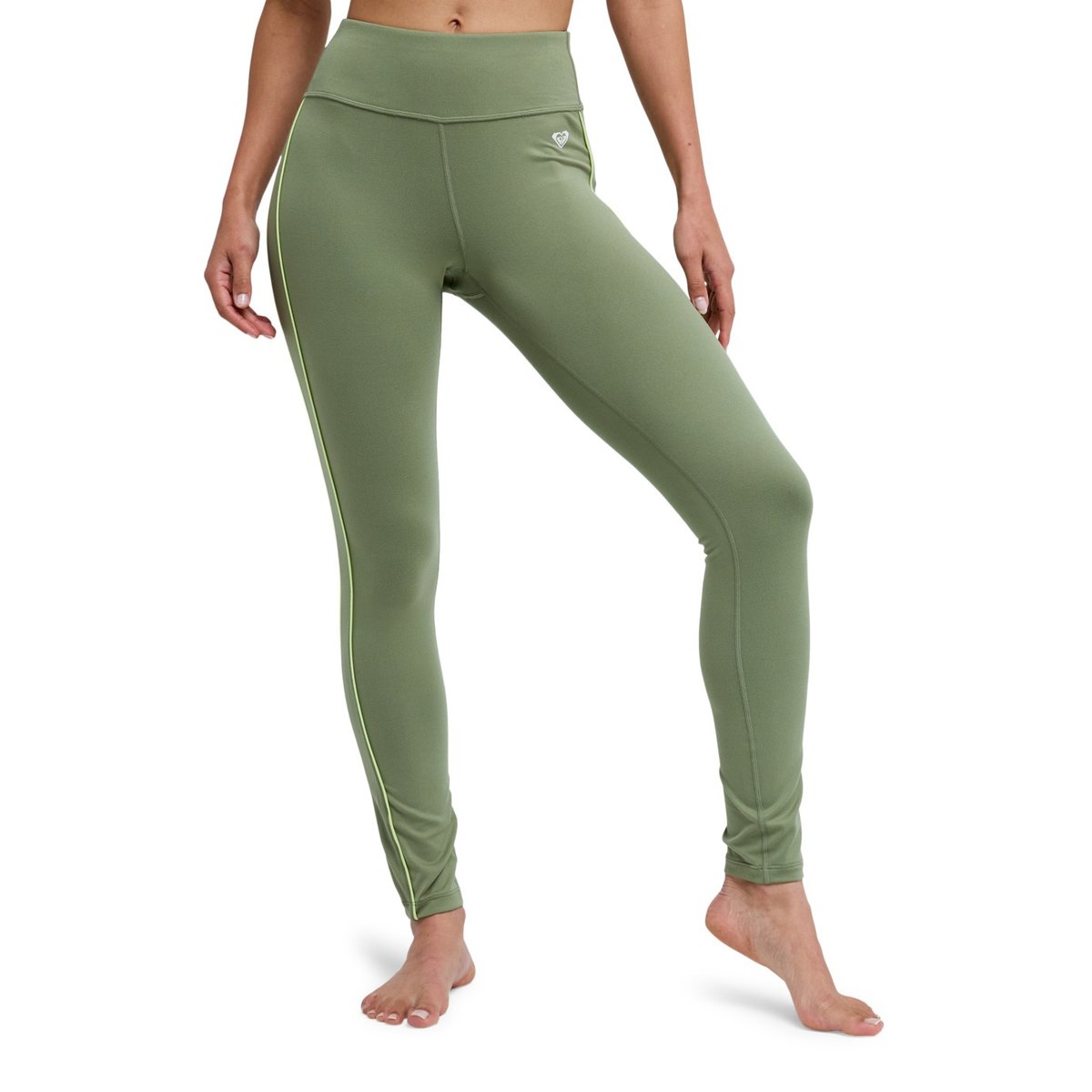Legging de sport EVERYDAY FLOW. vert oil green, ROXY