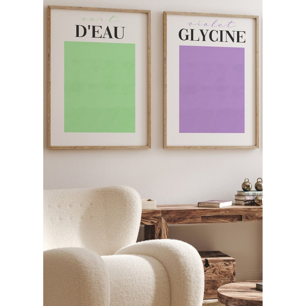 Affiche Vert d'Eau blanc, L'AFFICHERIE