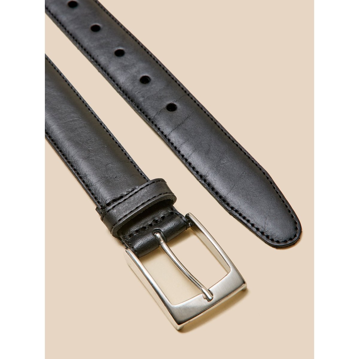 Ceinture cuir noir, CYRILLUS