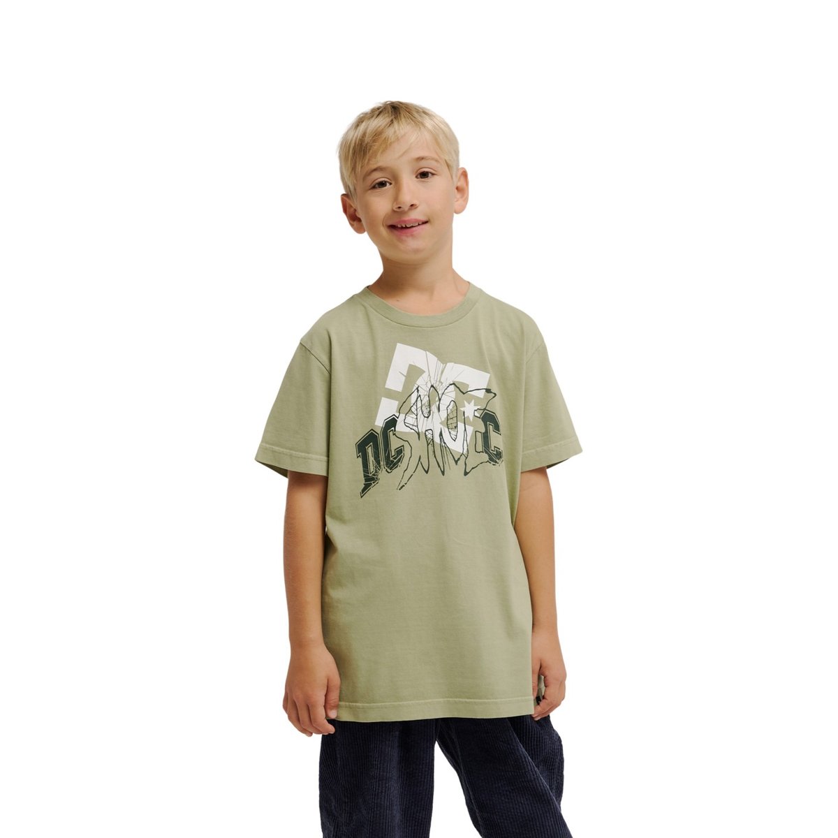 T-Shirt manches courtes. vert oil green, DC SHOES