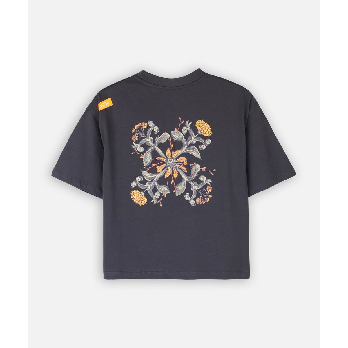 Tee-shirt boxy CUTTING graphite, OXBOW