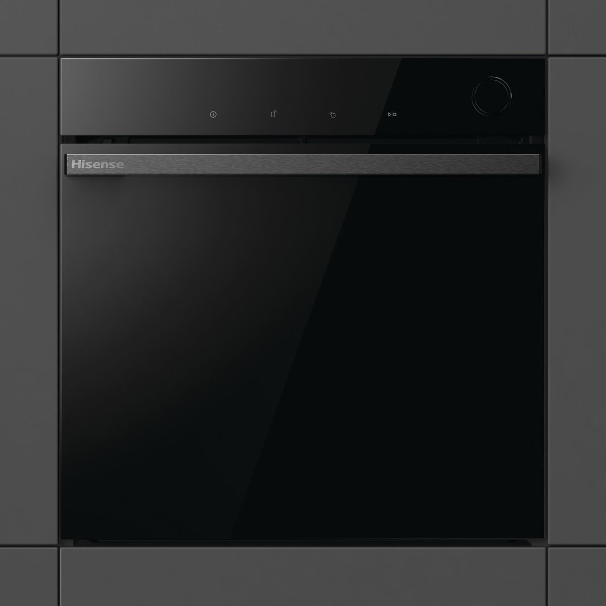 Four encastrable fonction vapeur BSA66346PBGWIFI - Pyrolyse, Ajout Vapeur, Air Fry, Wifi, 77L couleur unique, HISENSE