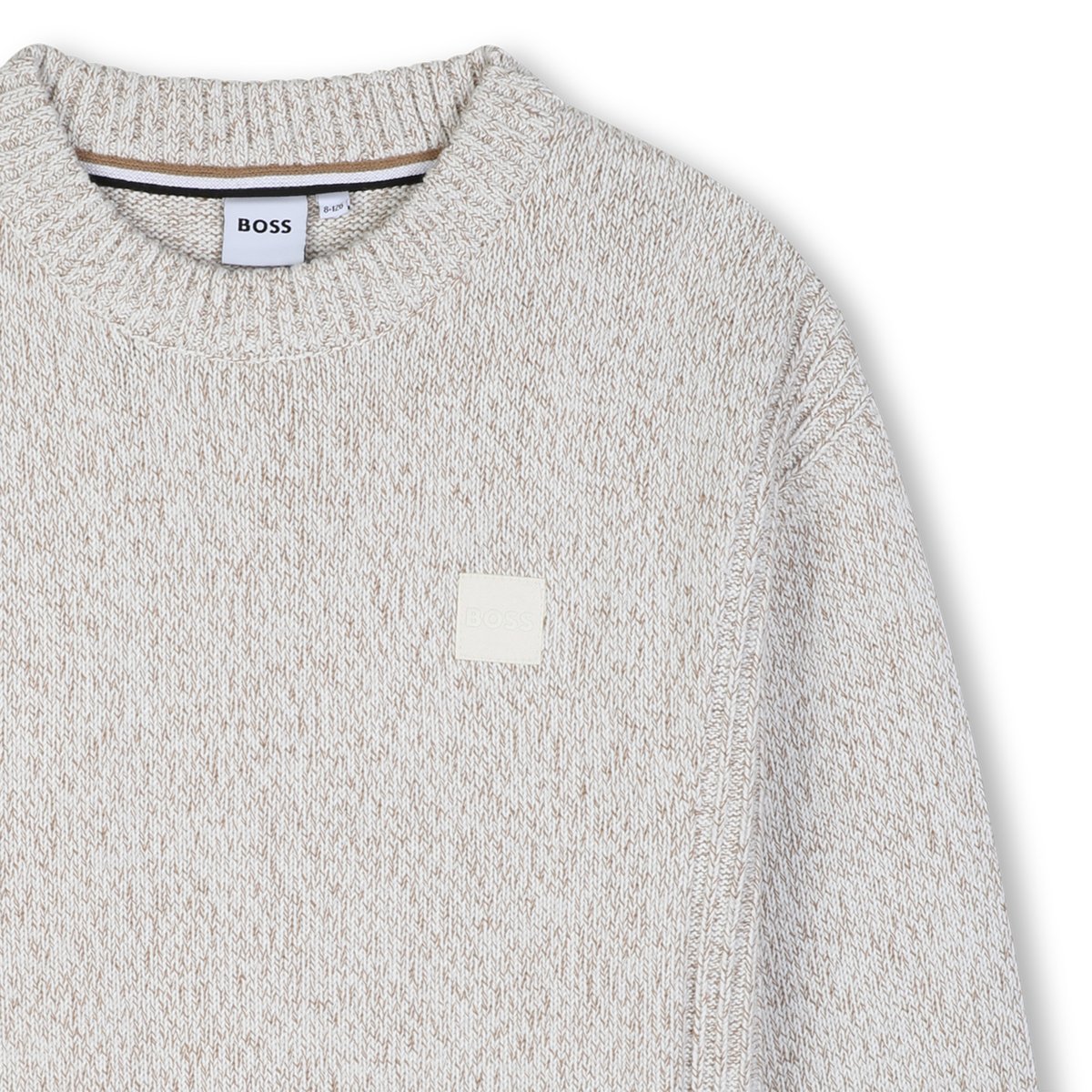 Pull tricot ivory, BOSS KIDSWEAR