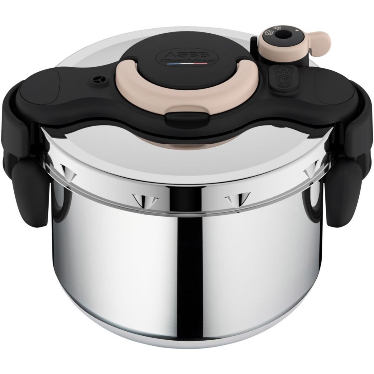 Autocuiseur ClipsoMinut' Eco compact+ 6L gris, SEB