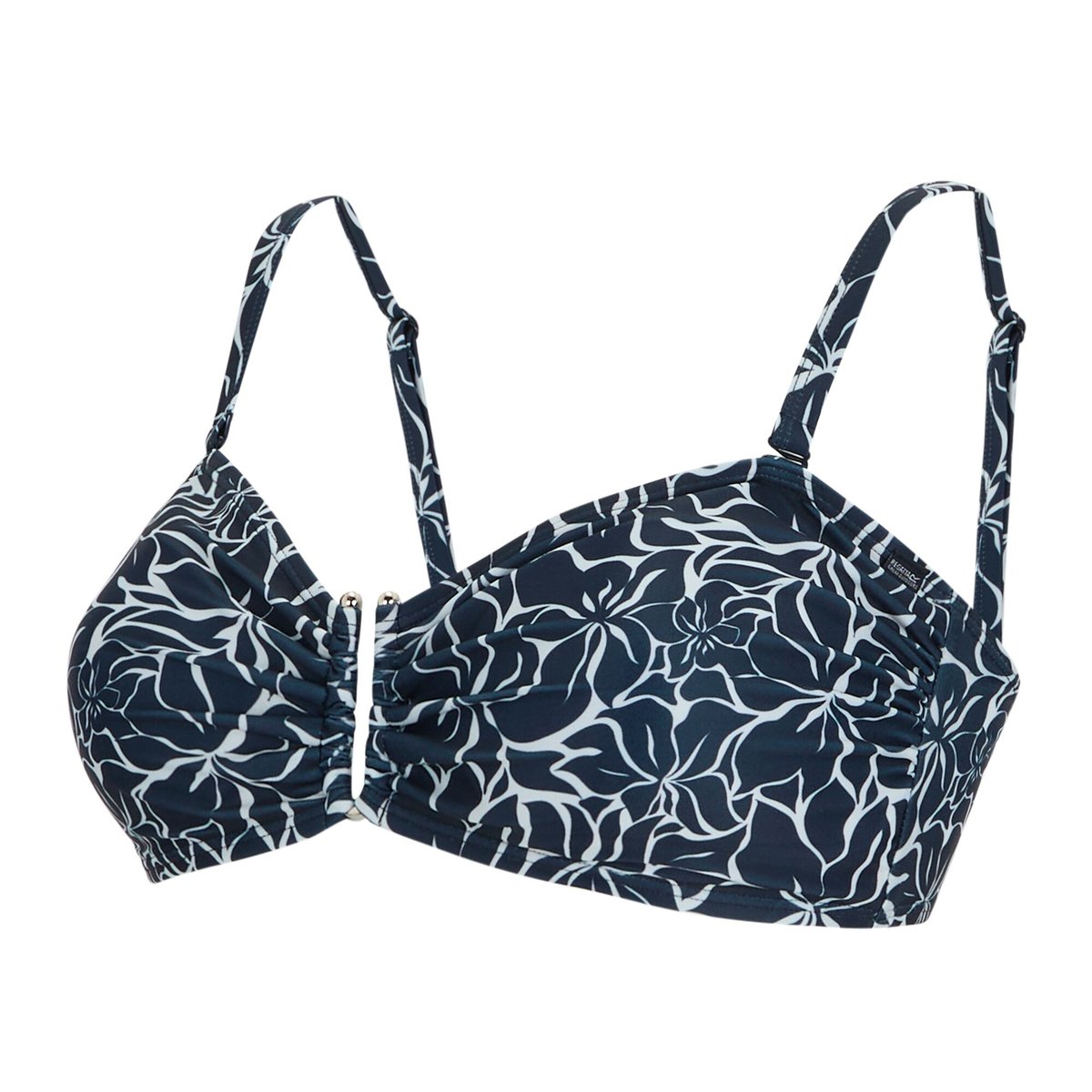 Haut de maillot de bain motif/style imprimé ACEANA bleu marine, REGATTA