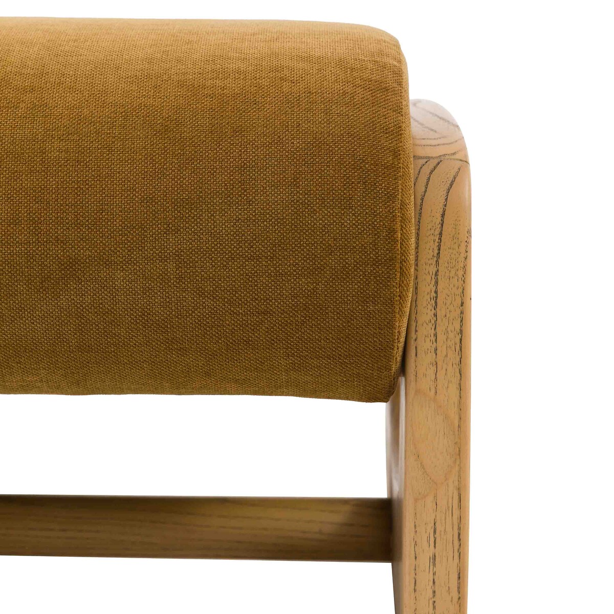Marzo Velvet Chenille Sculptural Footstool golden, ÉDITÉ