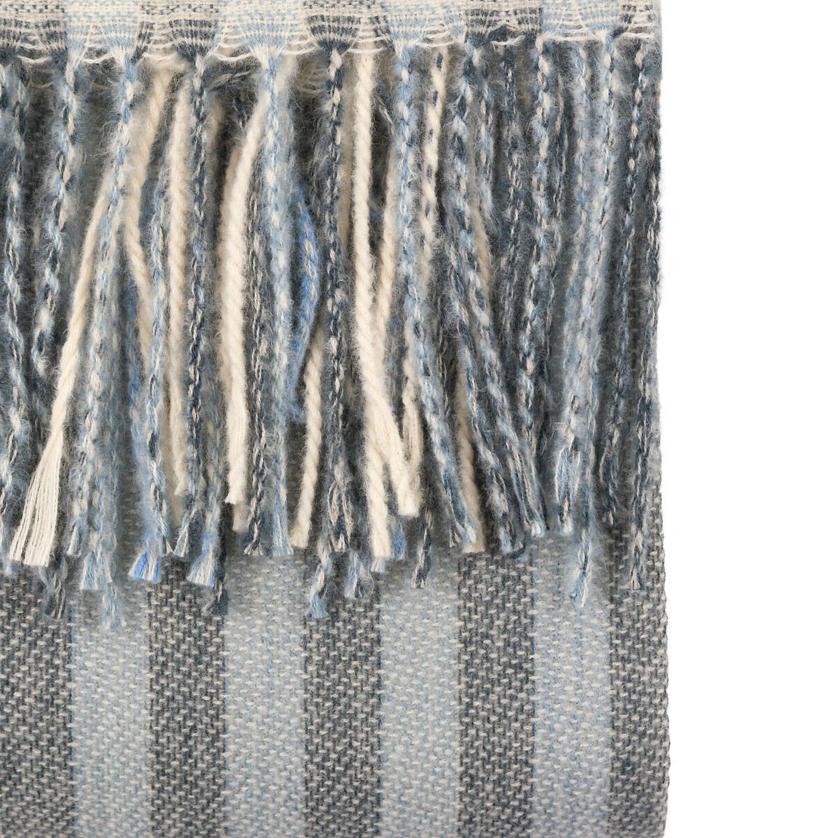 Lyric Jacquard Stripe Throw blue, ÉDITÉ
