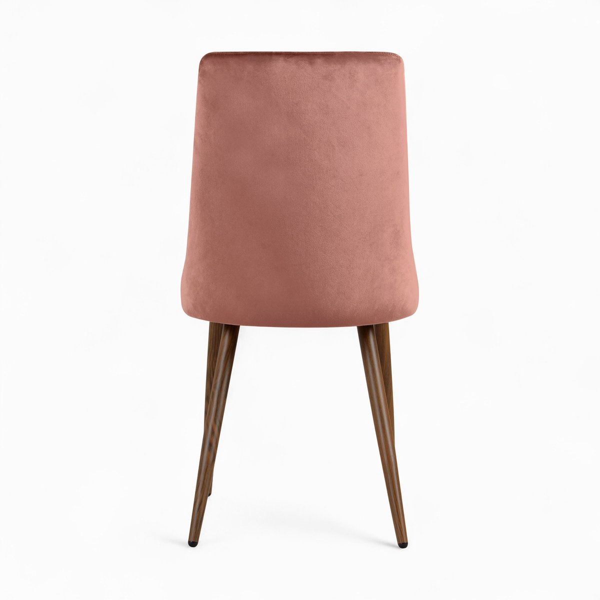 Pack 4 chaises en velours - VINNI bleu et rose, MAISON PAVANE