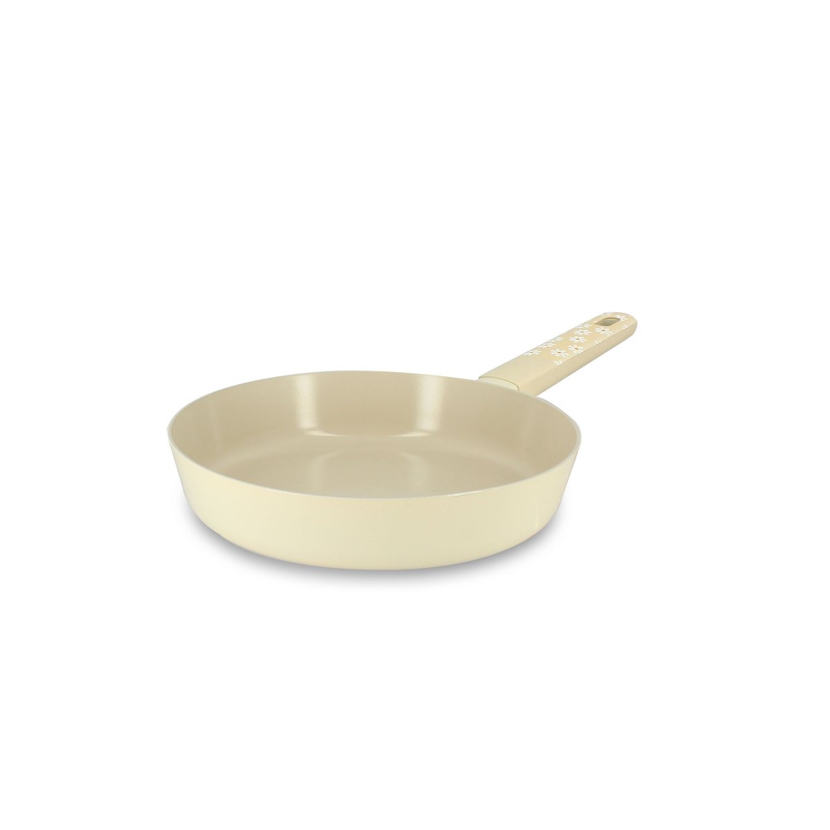 Poêle 20cm en aluminium, MARGUERITE beige, MENASTYL
