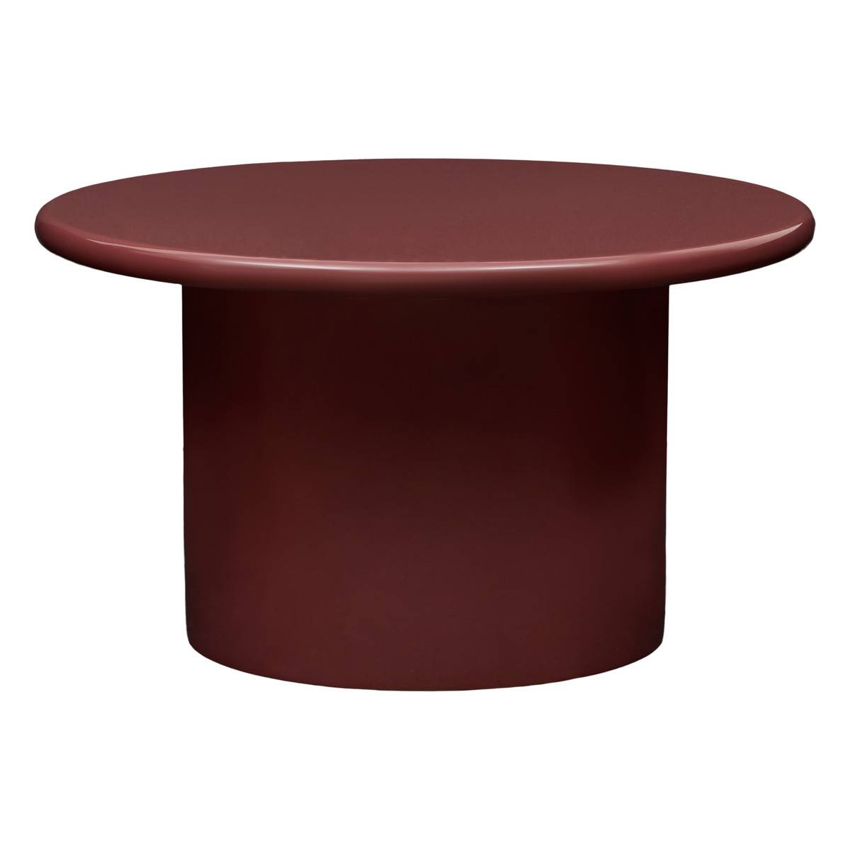 Table basse ronde DOUGLAS bordeaux, ATMOSPHERA