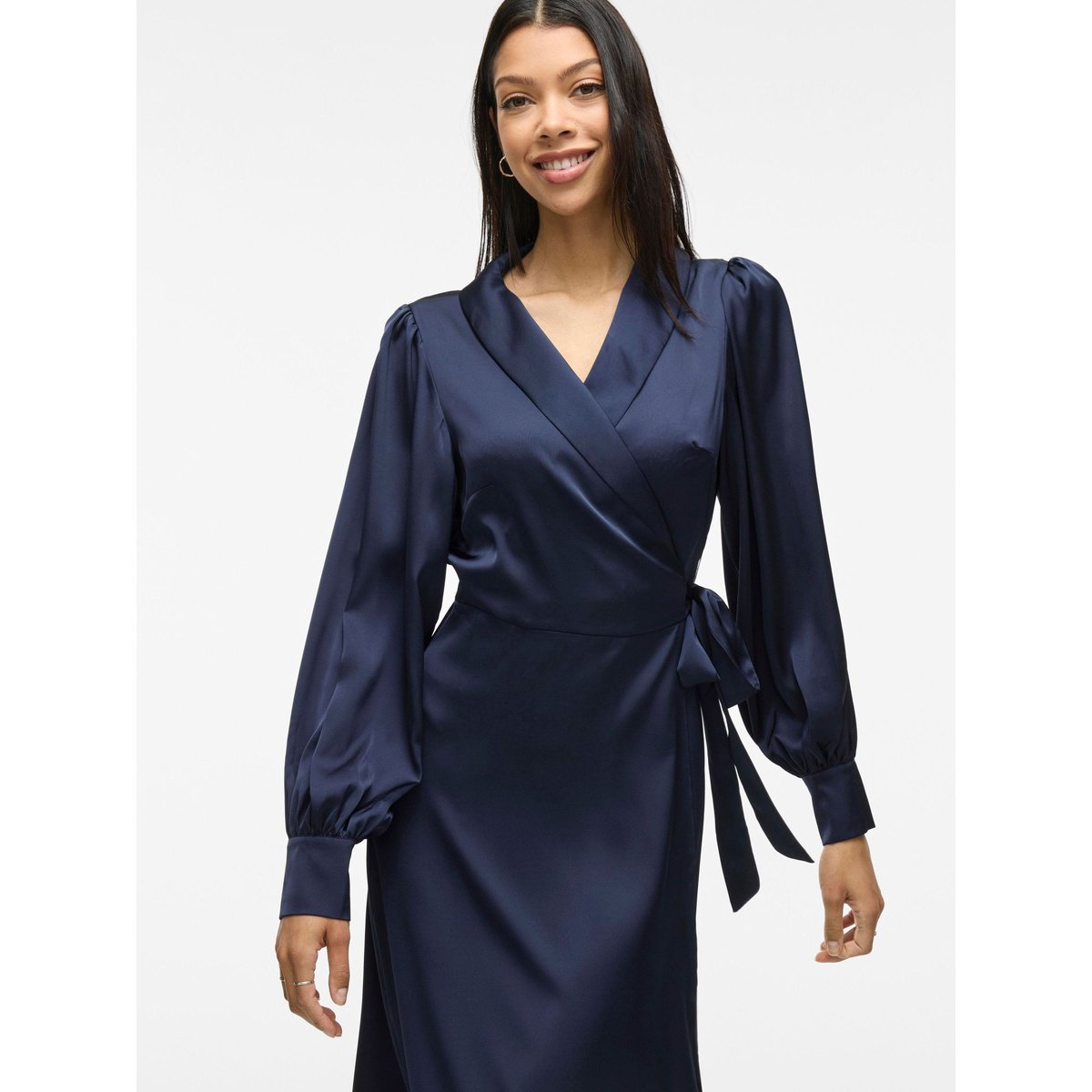 Robe Cache-Cœur navy blazer, VILA