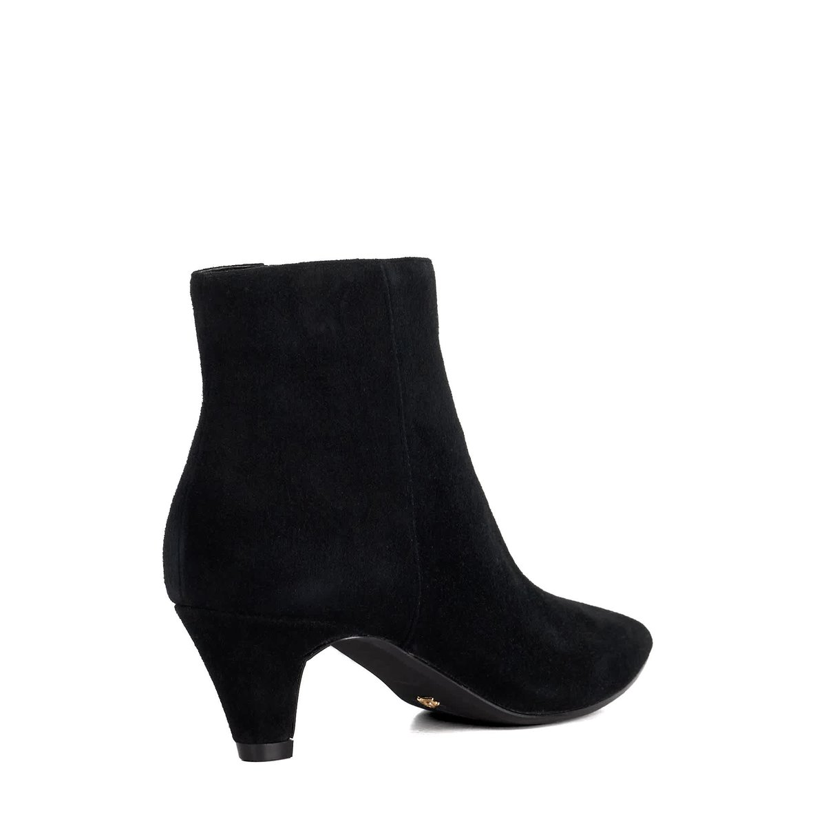 Bottes ajustées en daim à talon bobine - OMIRA black-suede, DUNE LONDON
