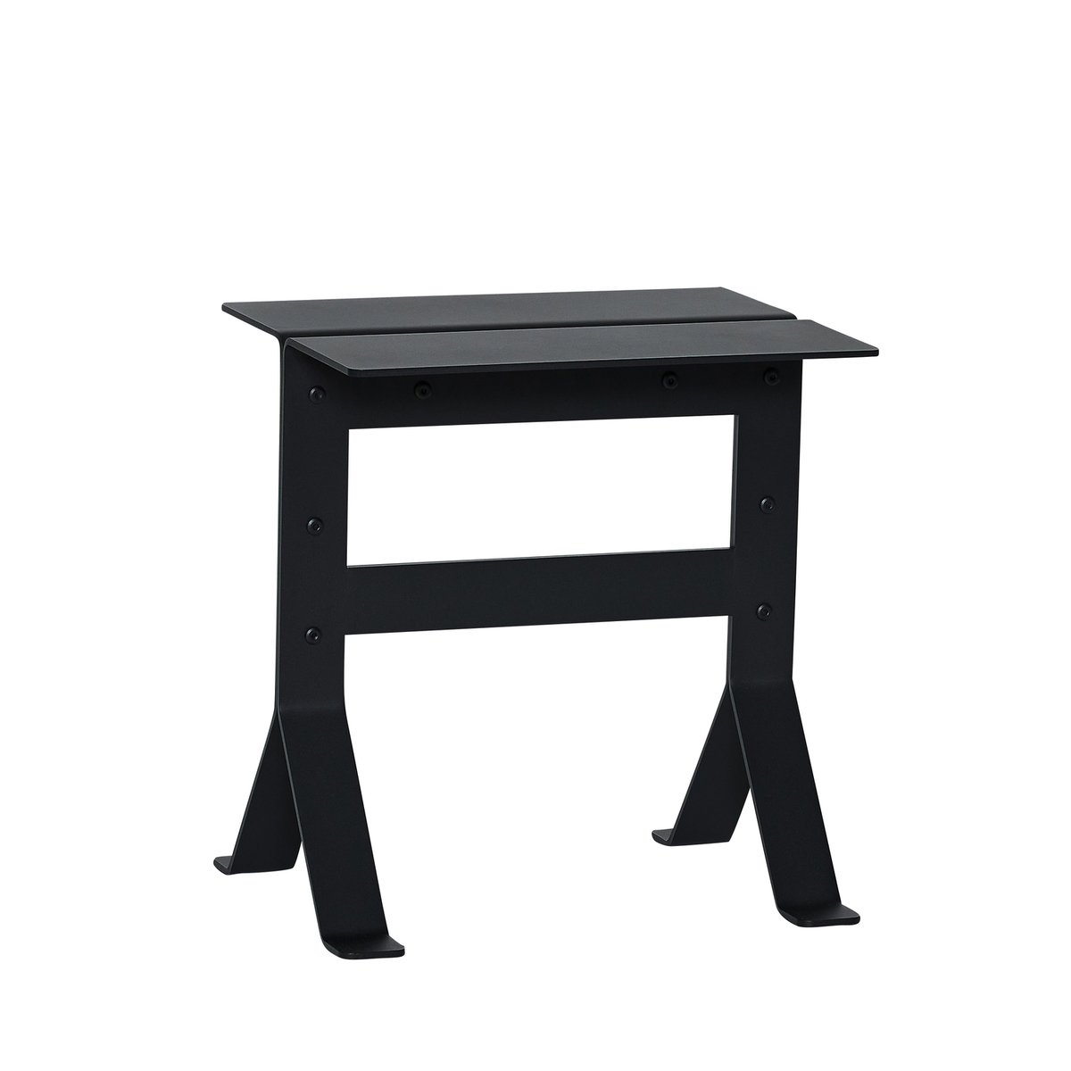 Table d'appoint en fer FOLD noir, HUBSCH