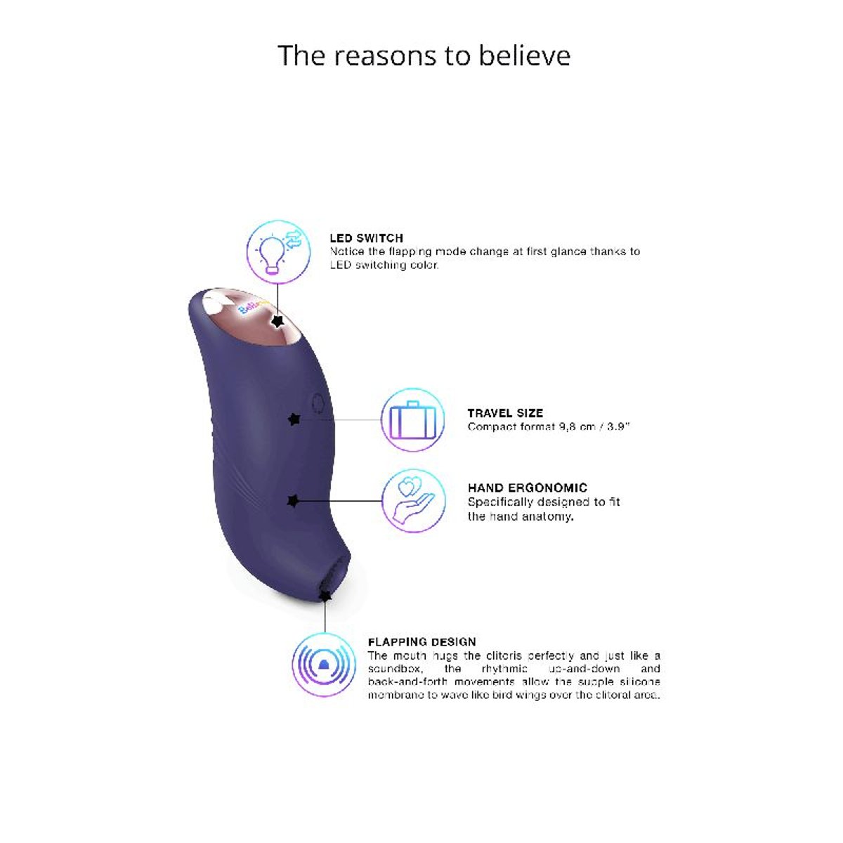 Stimulateur Believer violet, LOVE TO LOVE