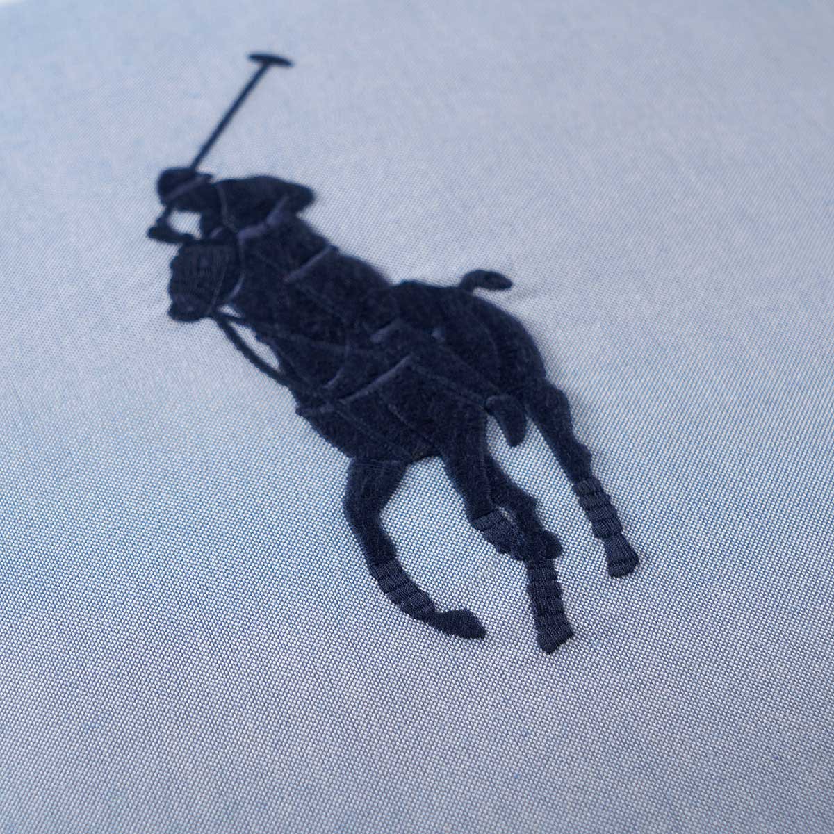 Housse de coussin en coton, OXFORD blue, RALPH LAUREN HOME