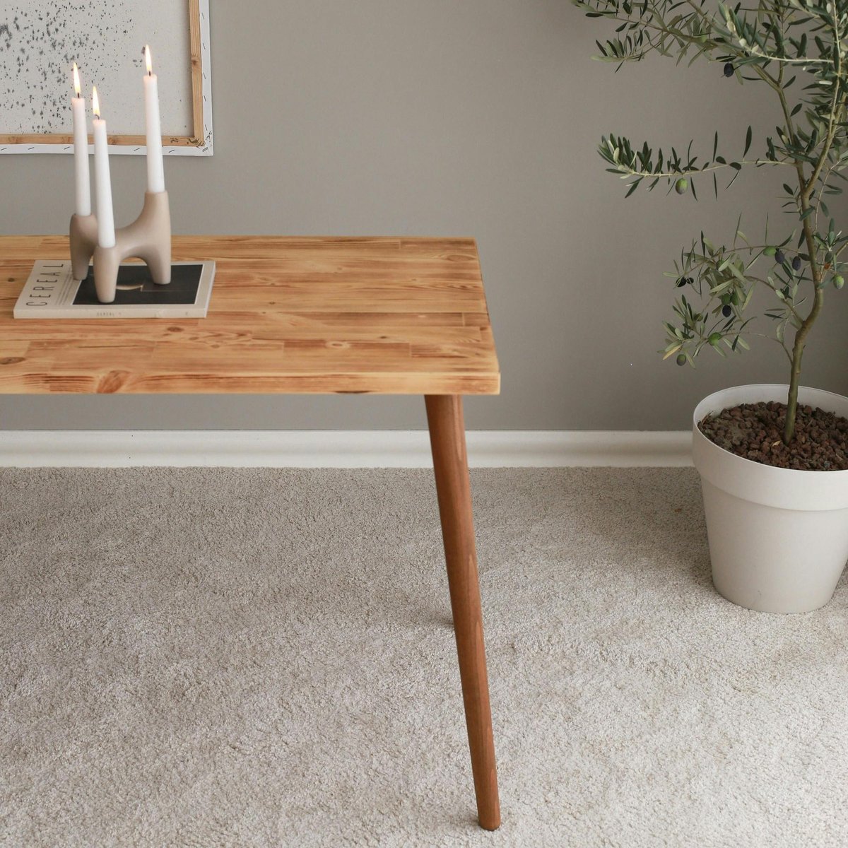 Petit bureau en bois clair - style moderne SITIA bois naturel, PIER IMPORT