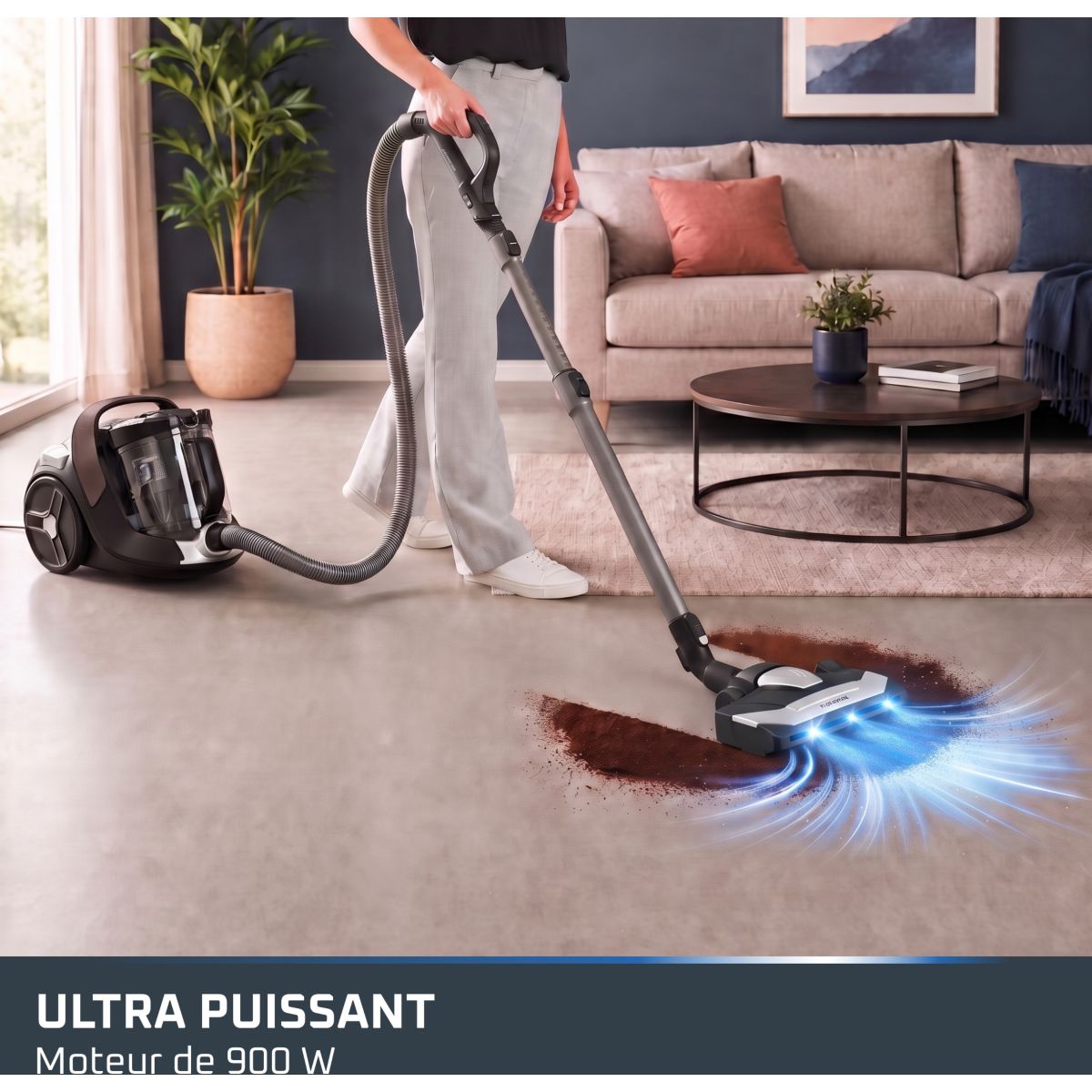 Aspirateur sans sac Silence Force Cyclonic 8 couleur unique, ROWENTA