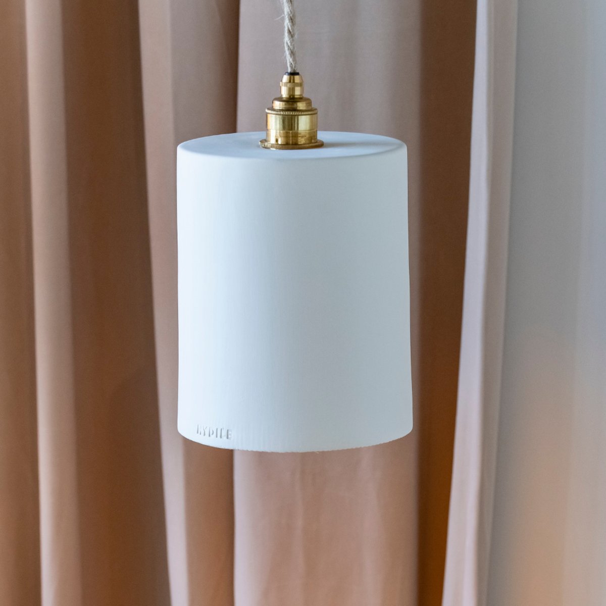 Suspension en terre cuite COLETTE blanc, HYDILE