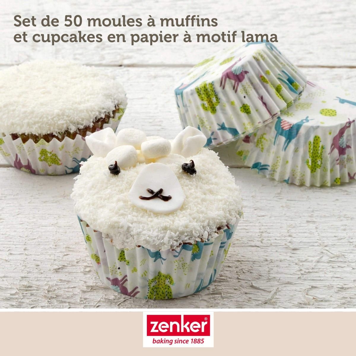 Set de 54 ustensiles de pâtisserie moules à muffins SMART PASTRY blanc|coloré, ZENKER