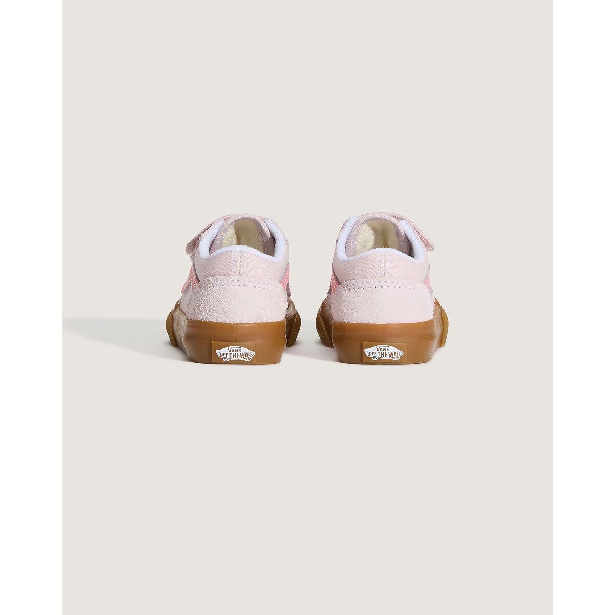 Lage sneakers met klittenband, TD OLD SKOOL V GUM roze, VANS