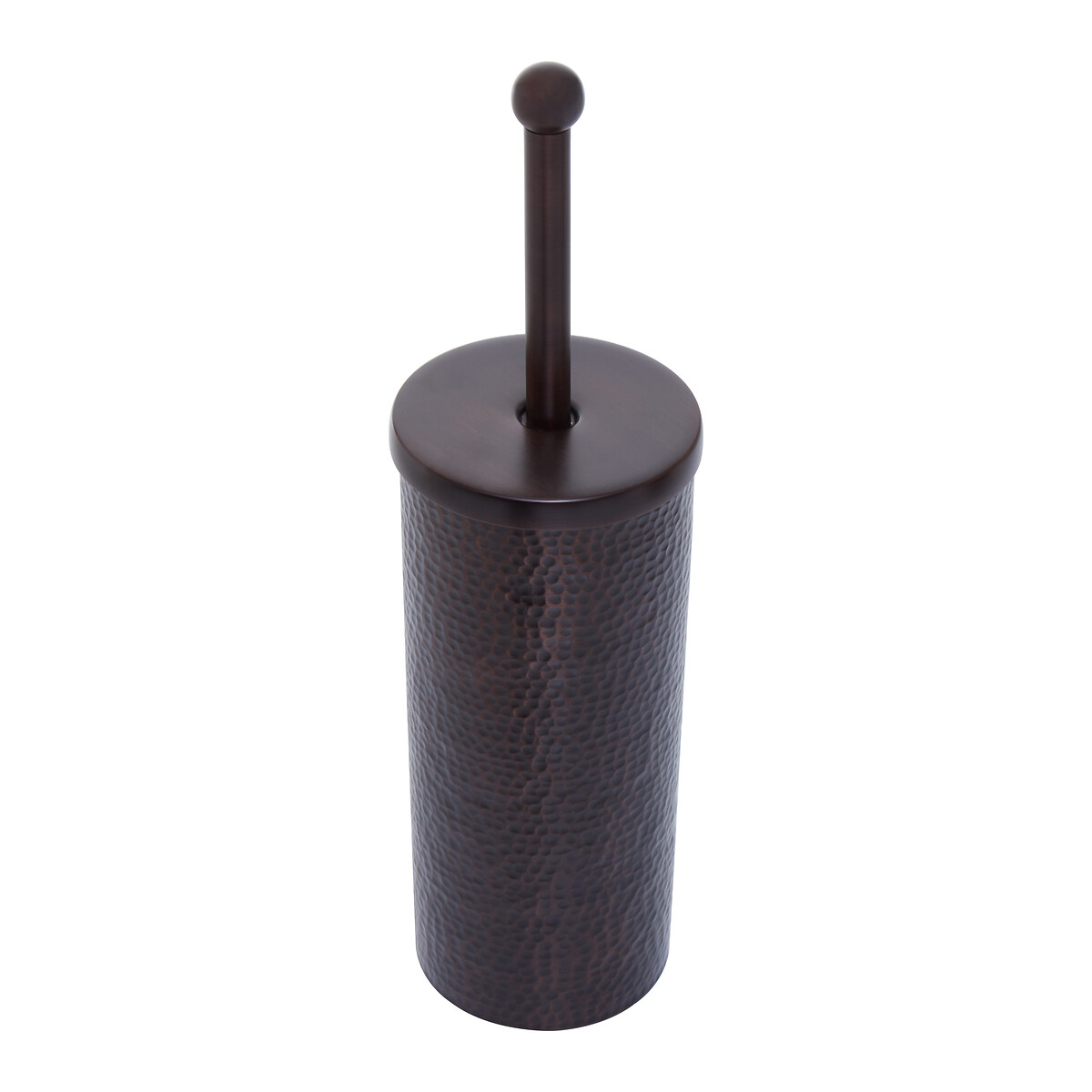 Hammered Effect Toilet Brush bronze, FIFTY FIVE SOUTH