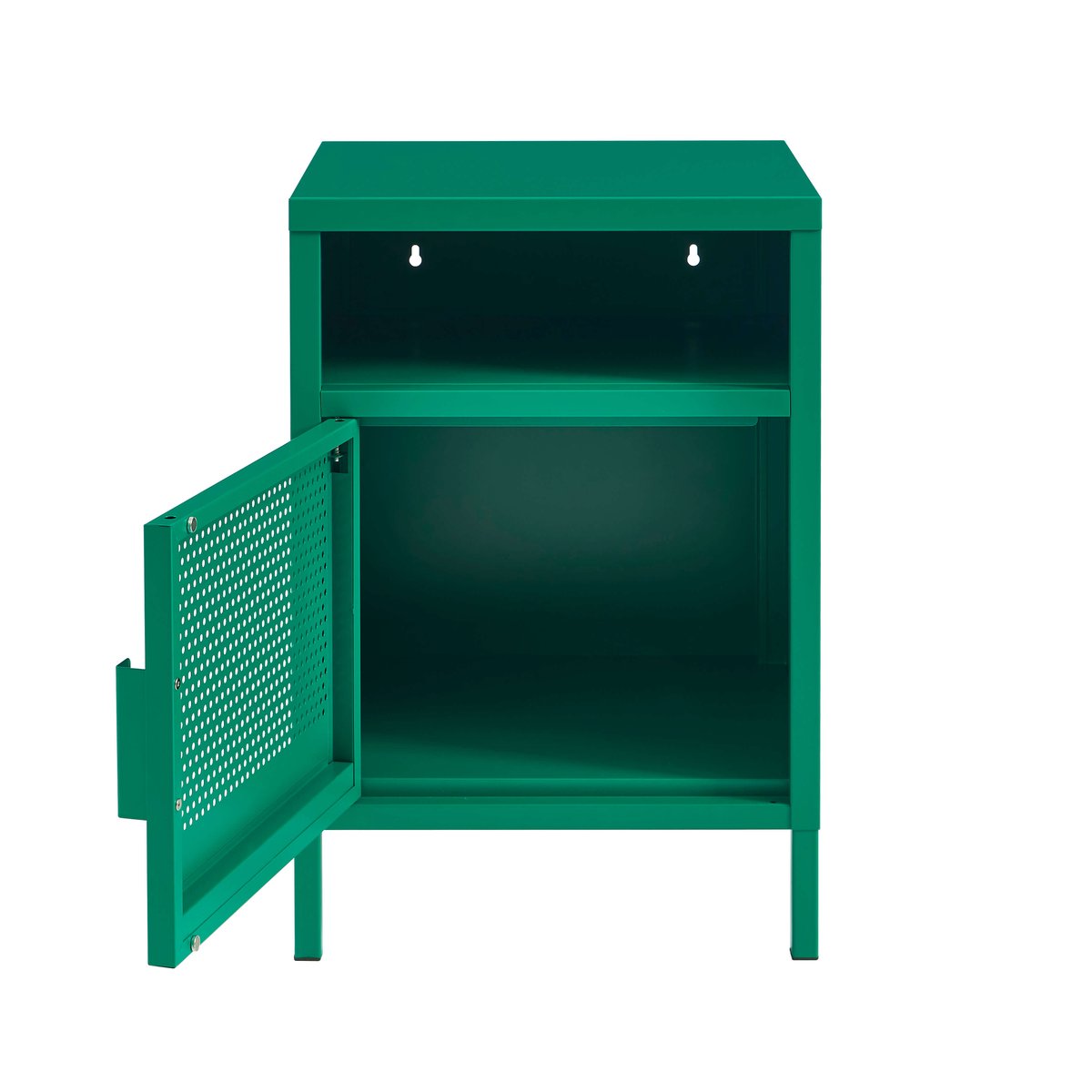 Table de chevet en acier emeraude / tcx 17-6030, PANTONE