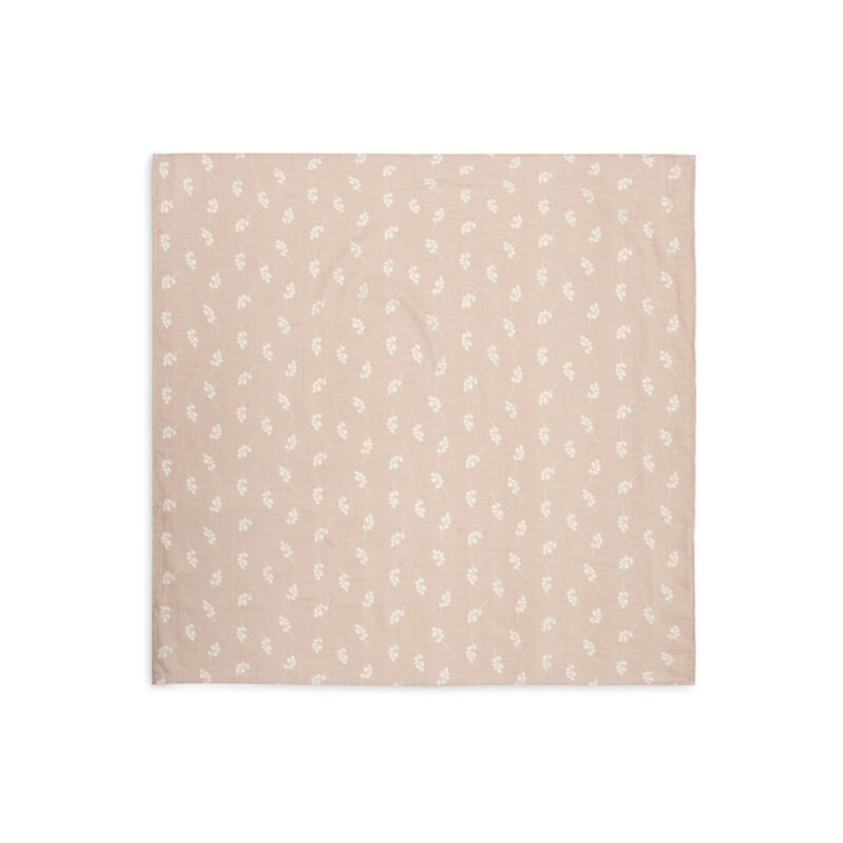 Lot de 2 langes gaze de coton 115 x 115 cm Twig Wild Rose couleur unique, JOLLEIN