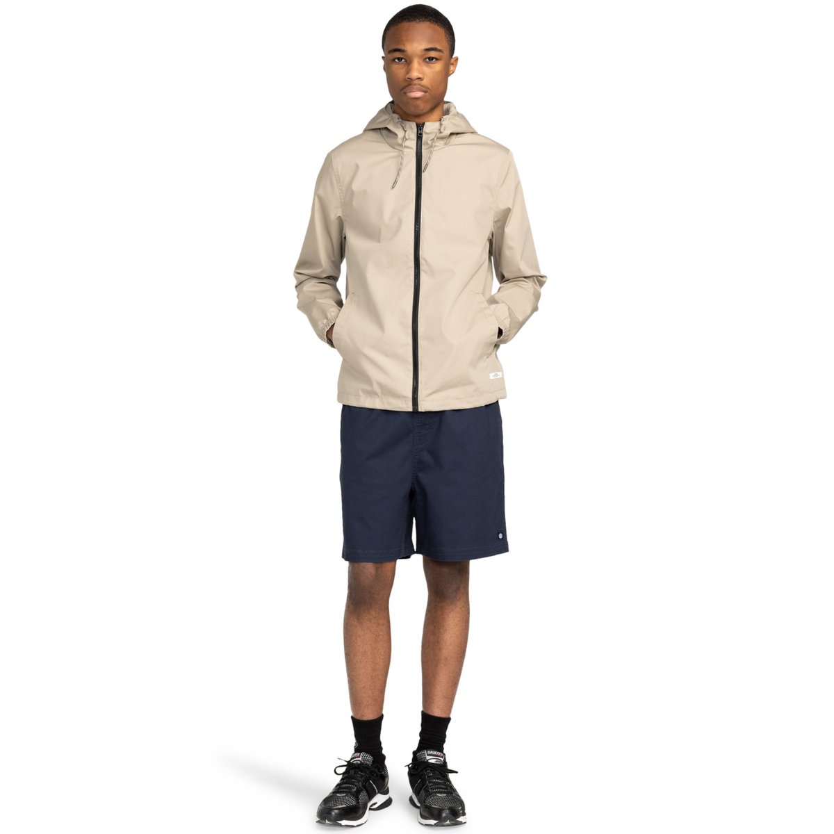 Veste shell imperméable ALDER beige aluminum, ELEMENT