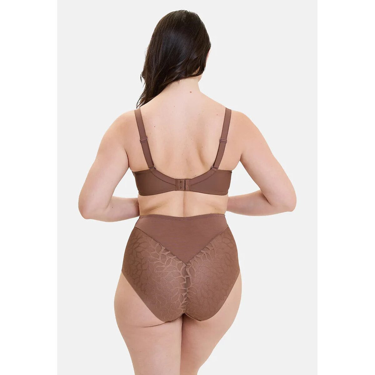 Reggiseno contenitivo PERFECT CURVES noce moscata, SANS COMPLEXE