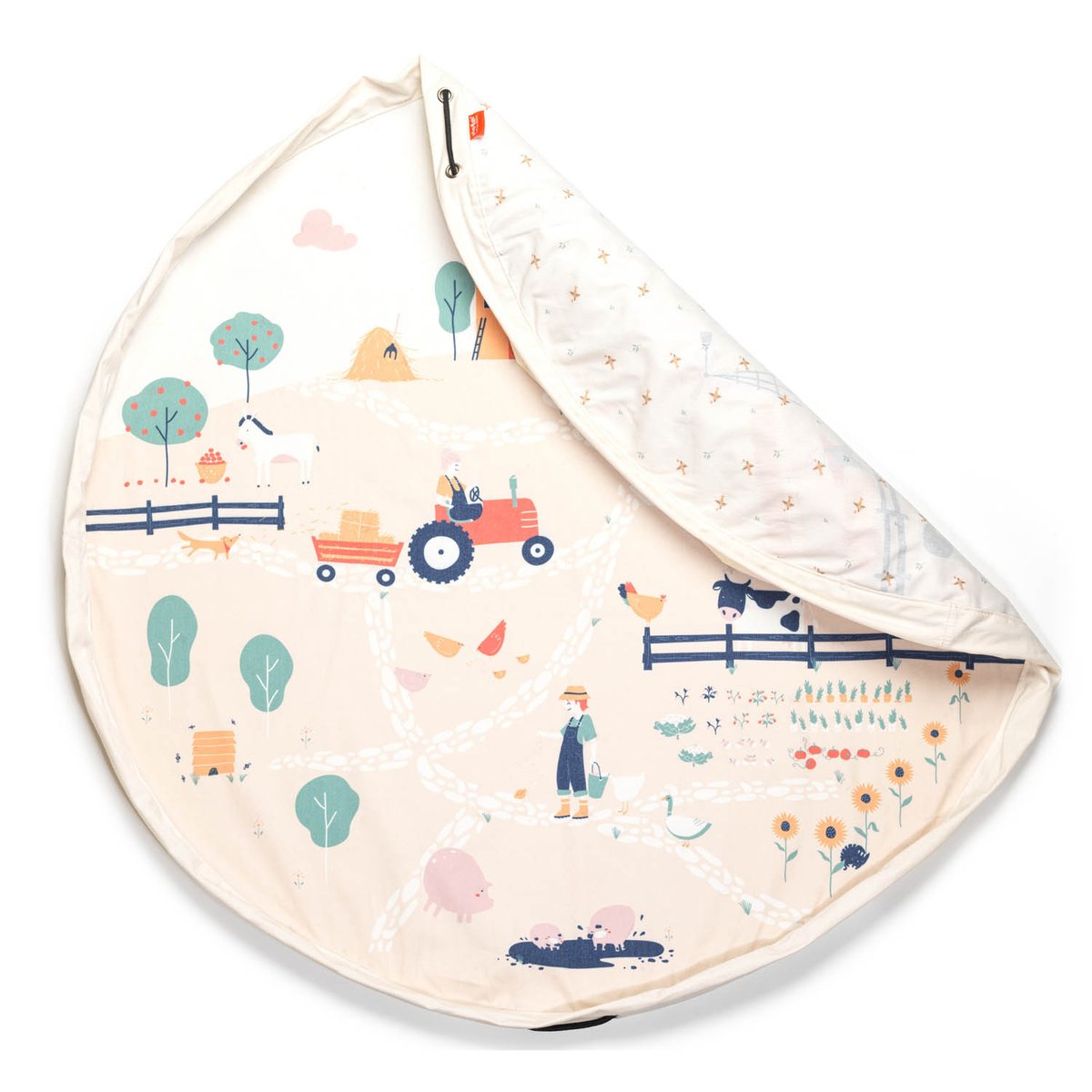 play&go - tapis de jeu & sac à jouets - farm multicolor, PLAY ET GO
